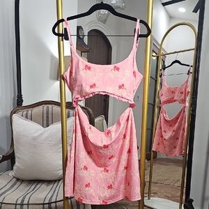 LoveShackFancy Floral Cutout Chemise